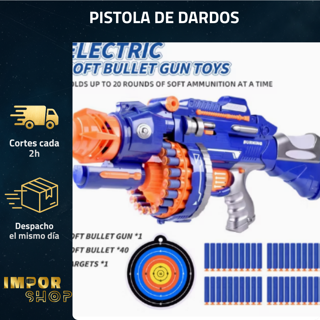 PISTOLA DE DARDOS